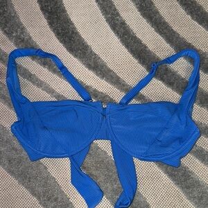 Swimsuits For All Blue Bikini Top